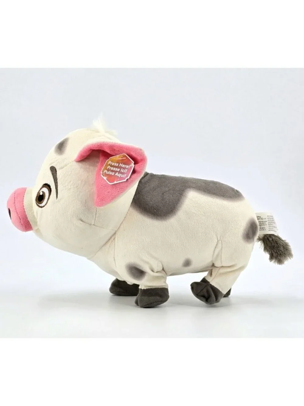 Disney Princess Moana Walk & Snort Pua Stuffed Animal Pig